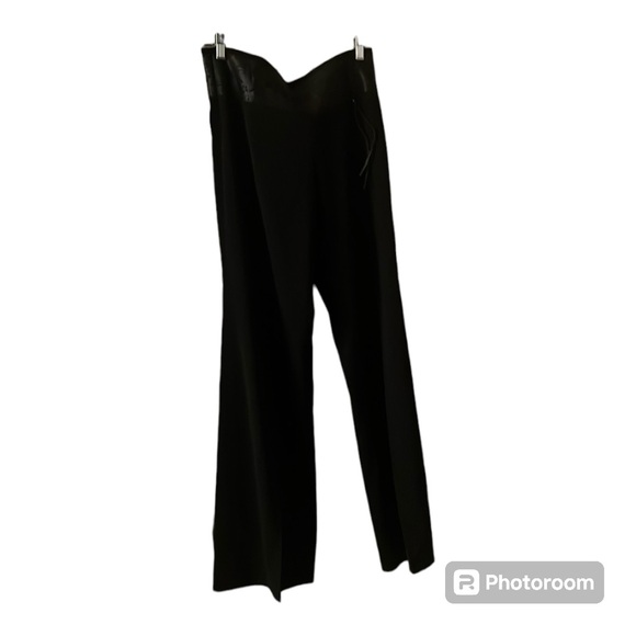 B.S.L. Industry leather cut out flared pants